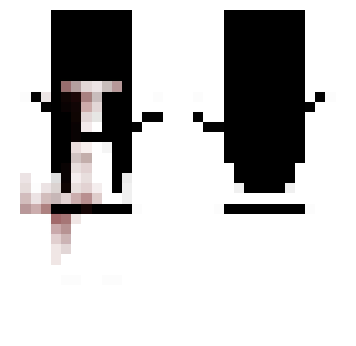 dislocatedarm Minecraft skin, front and back view