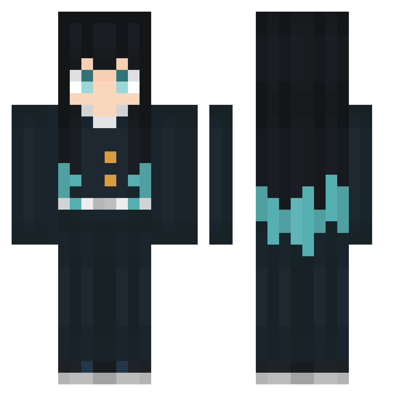 mrmigiii Minecraft skin, front and back view