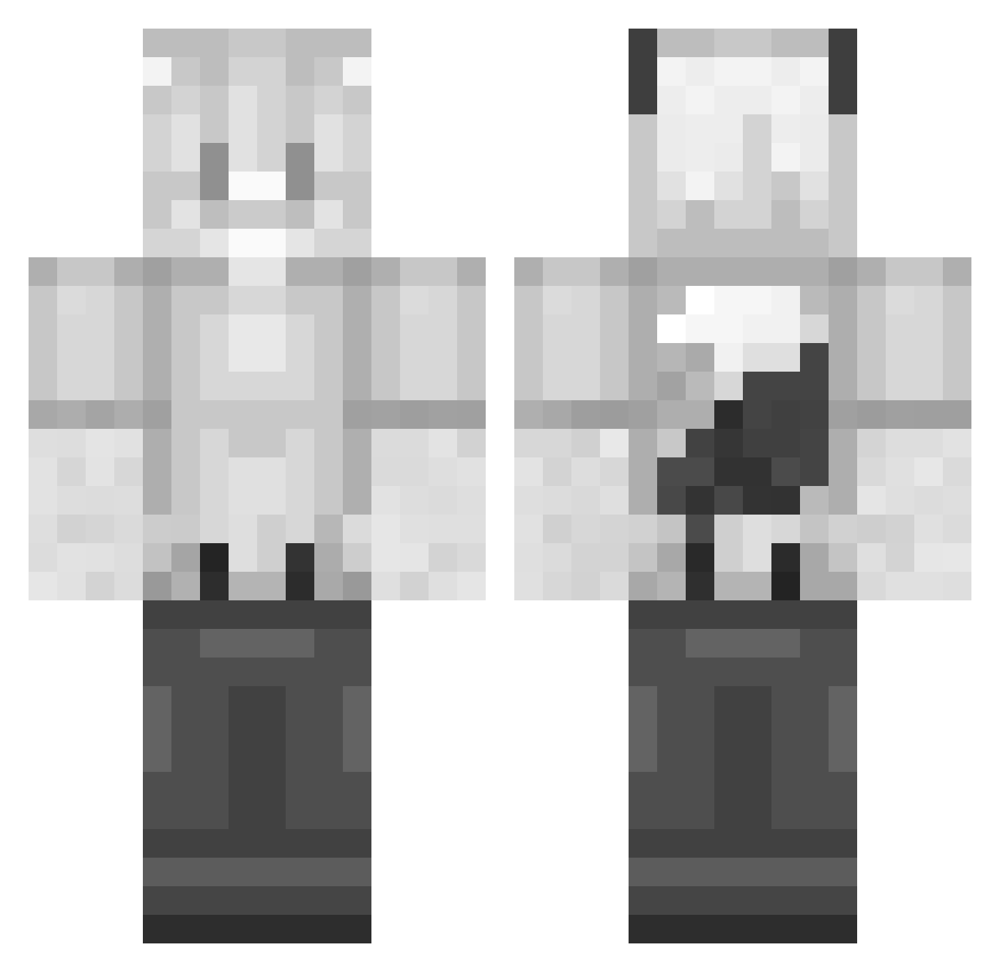 simpson_gamer Minecraft skin, front and back view