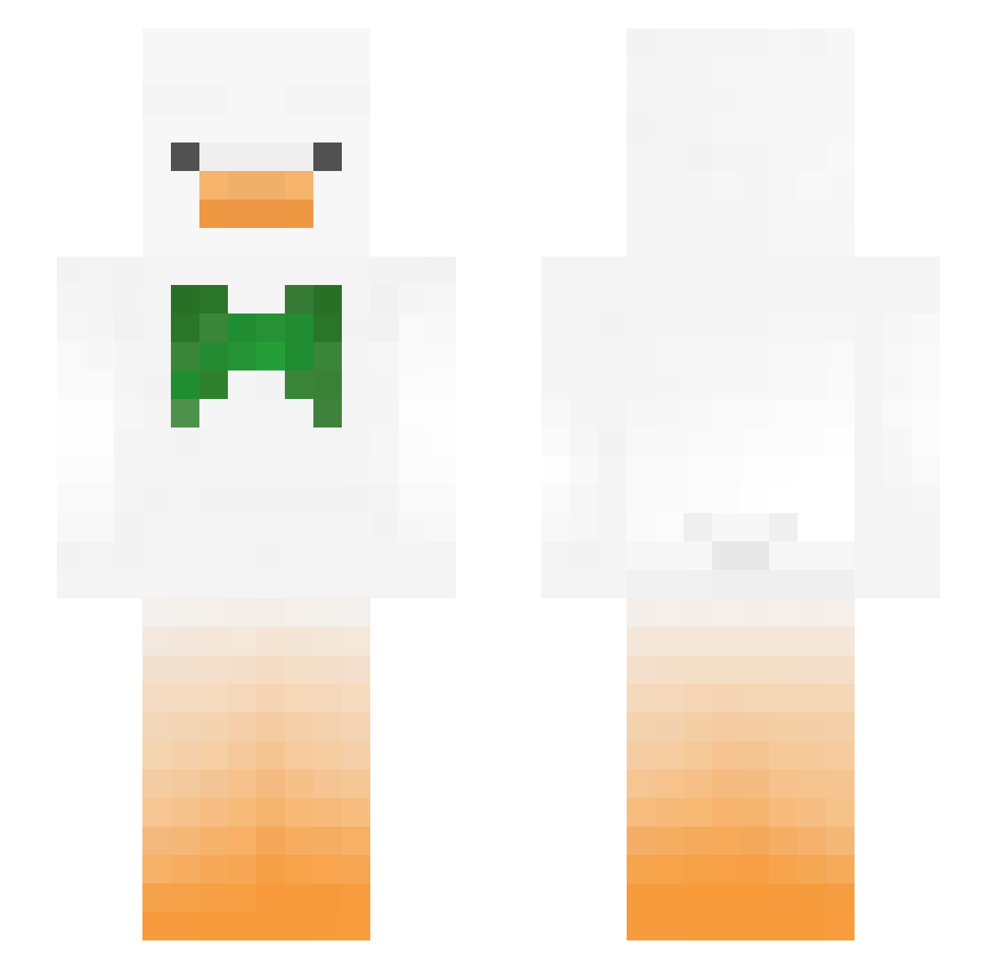 oriorioriori Minecraft skin, front and back view