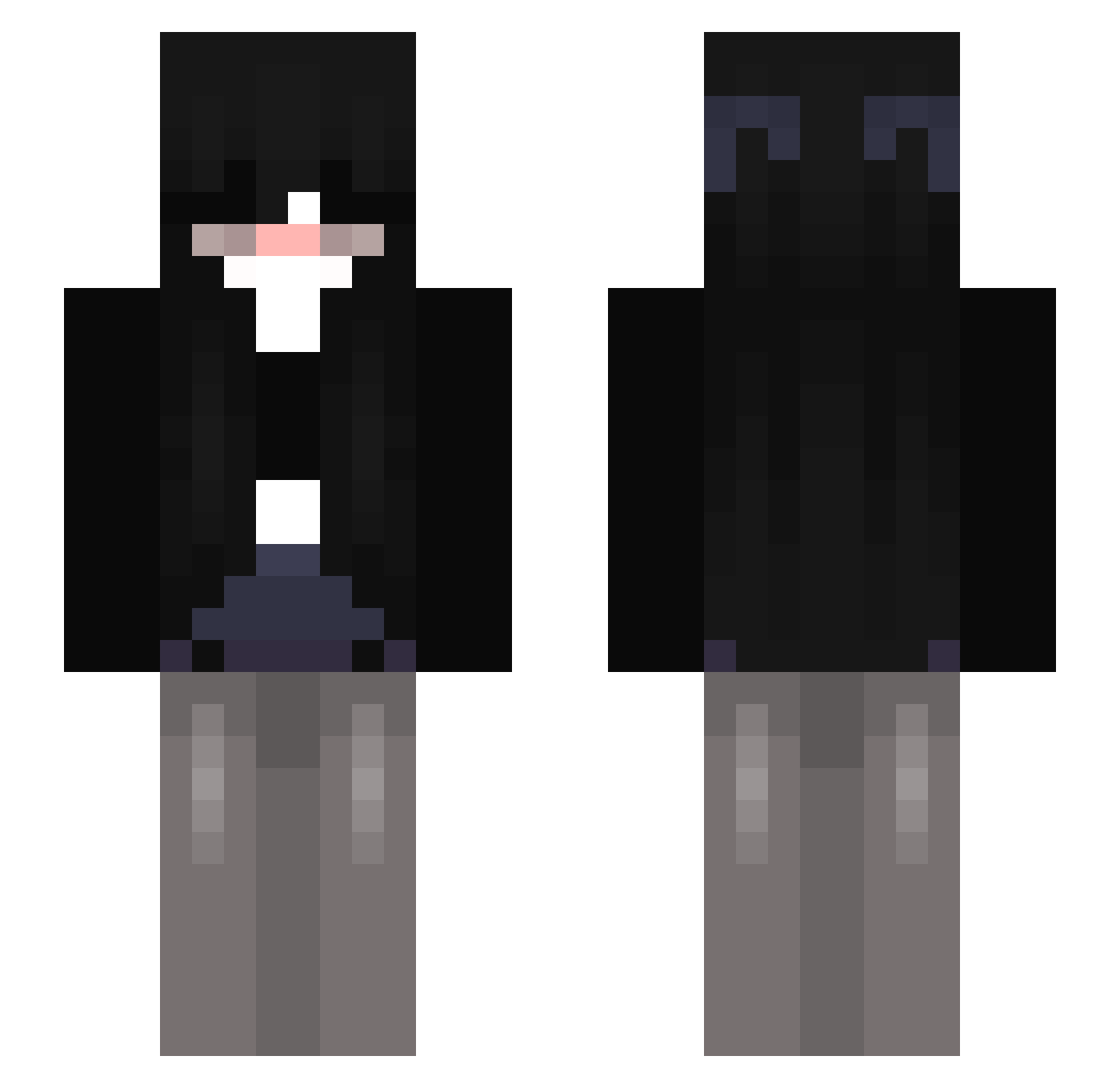 SOBEYS Minecraft skin, front and back view