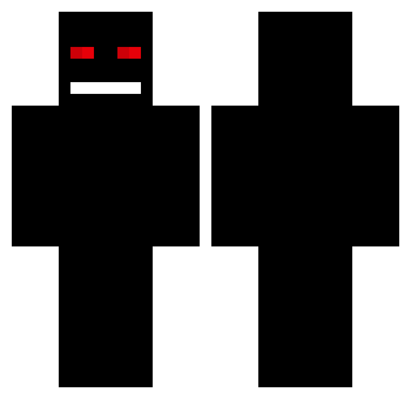 SickD3str0y3r Minecraft skin, front and back view