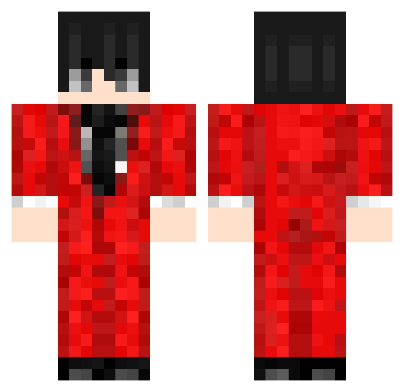MarengTH Minecraft skin, front and back view