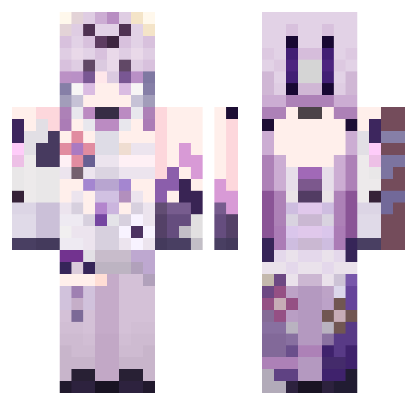soul_ai0215 Minecraft skin, front and back view