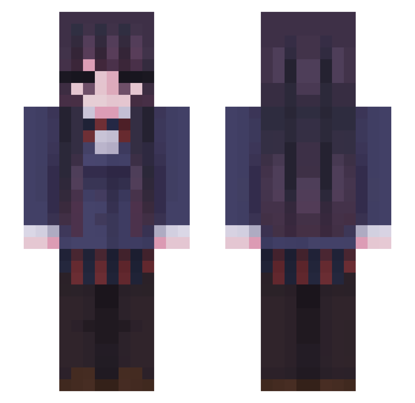 Cheezie_ Minecraft skin, front and back view