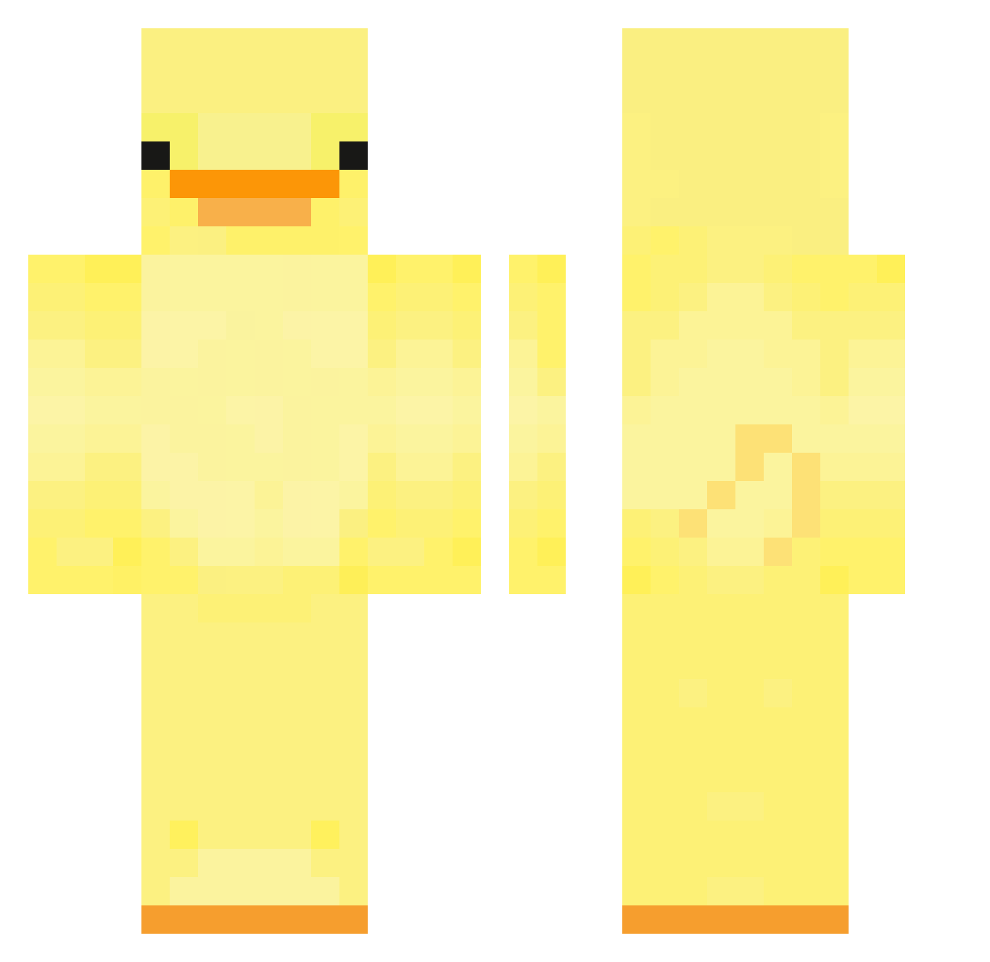 shadow0928 Minecraft skin, front and back view