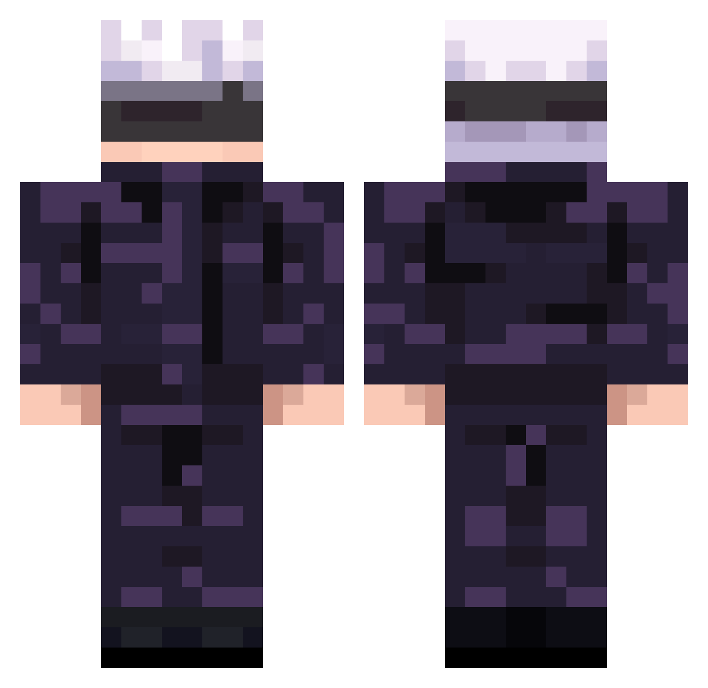 wfs2013 Minecraft skin, front and back view