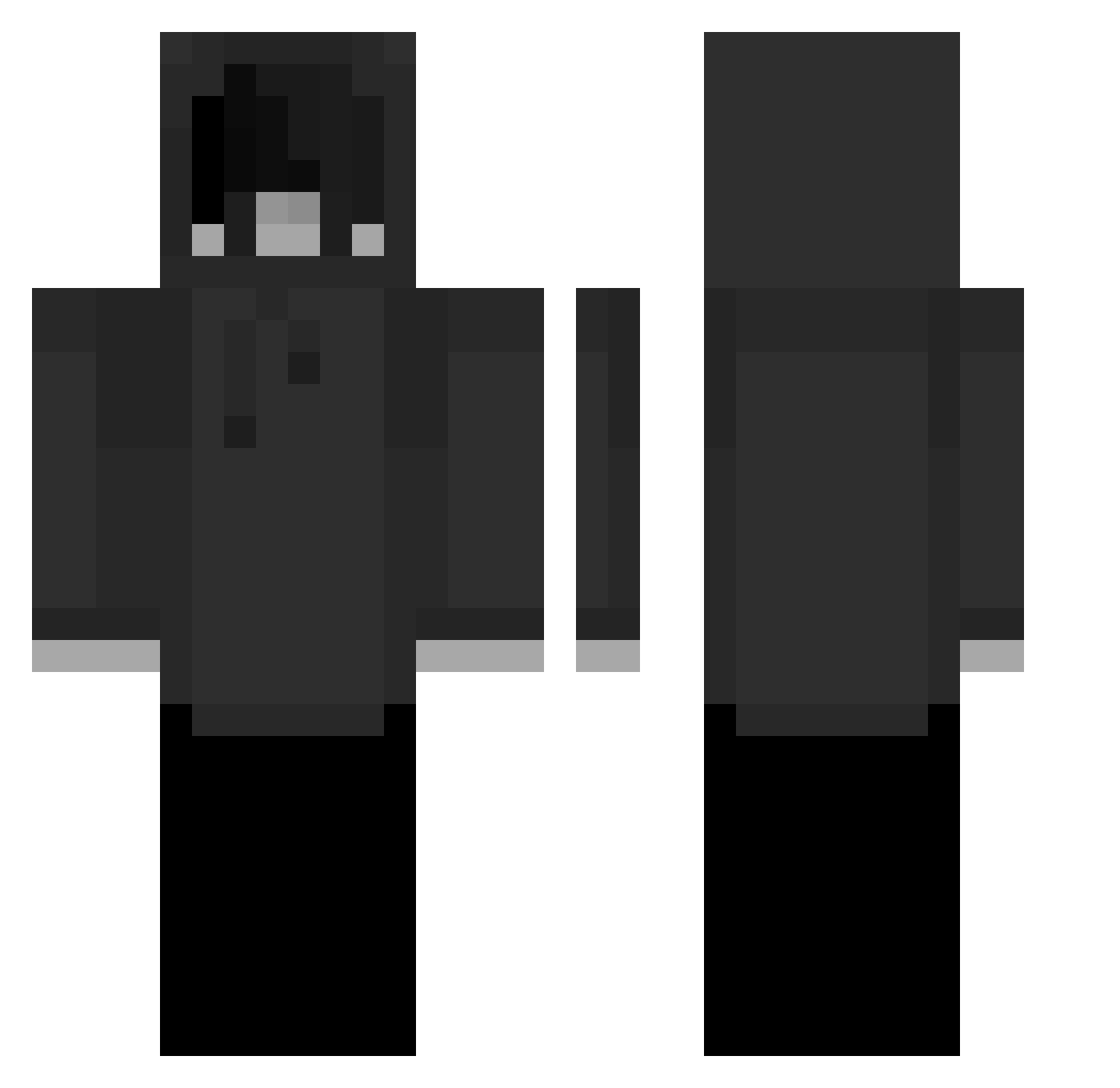 Vy3NAvN Minecraft skin, front and back view