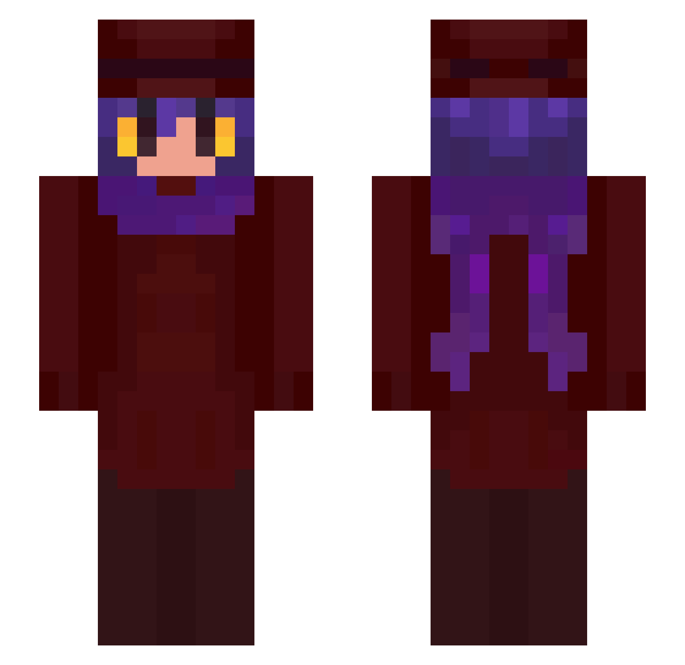 HeyItsJayy_ Minecraft skin, front and back view