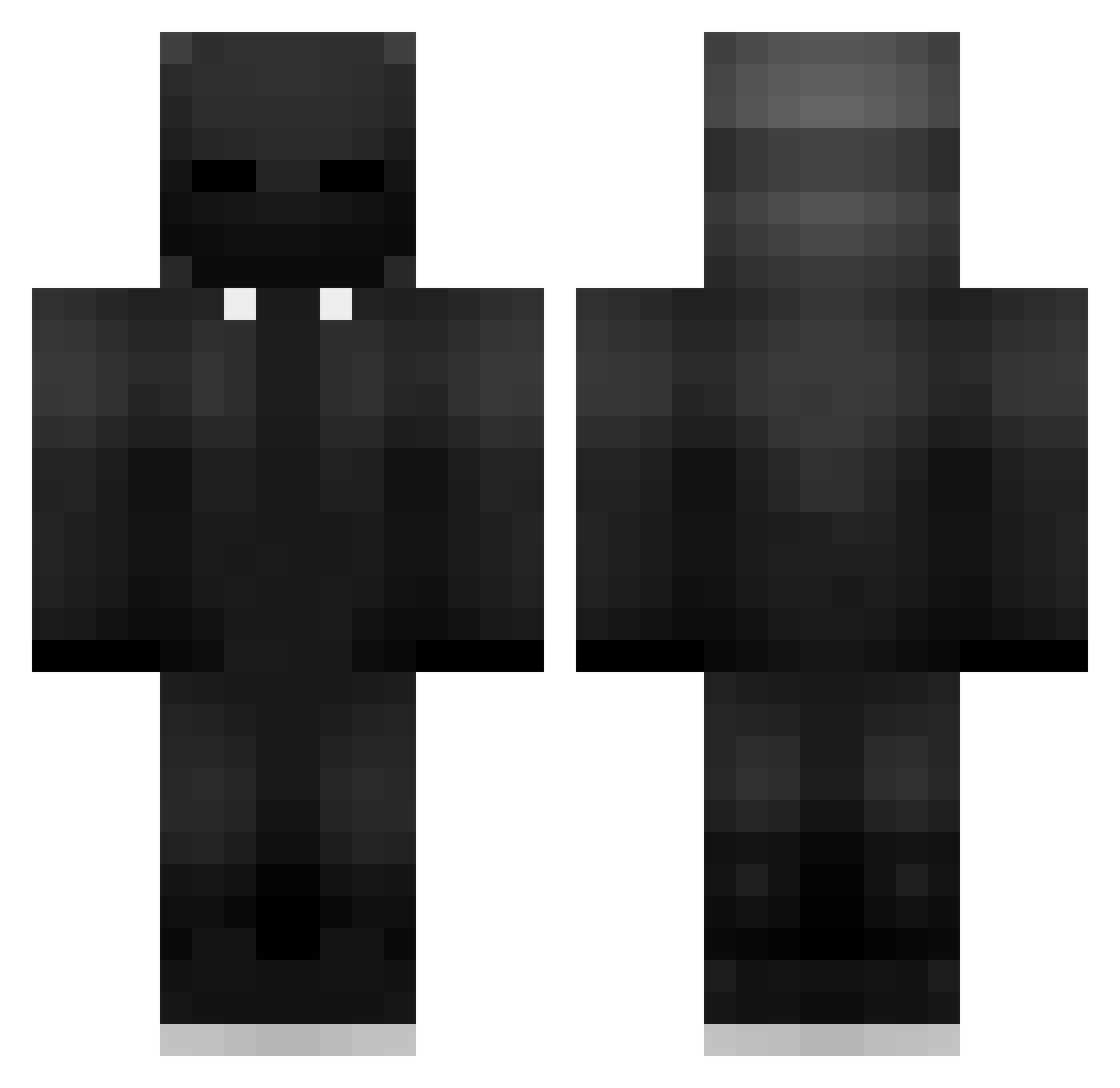 WeedPapaLajw Minecraft skin, front and back view