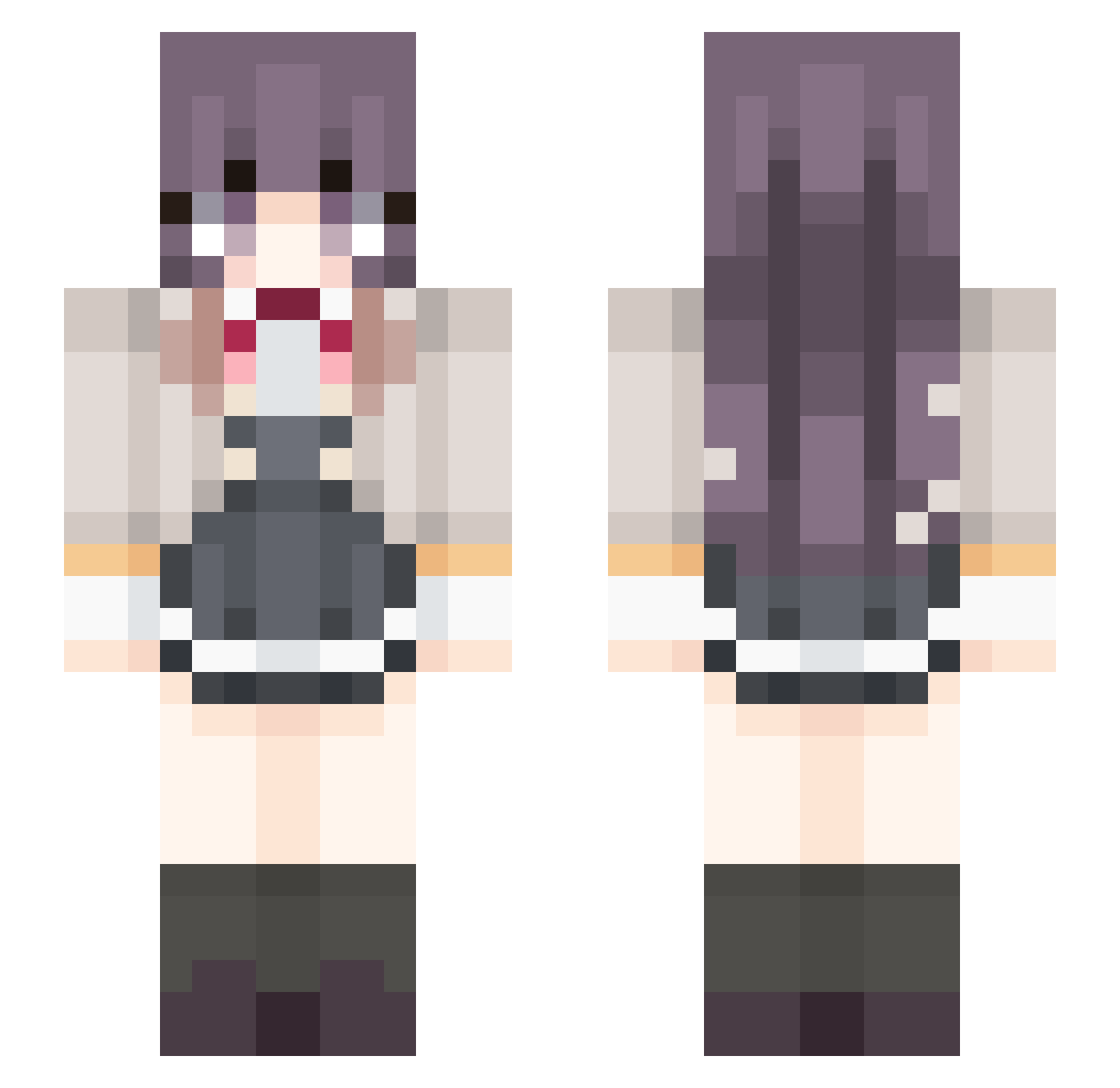 FOXGAMERPRO2014 Minecraft skin, front and back view