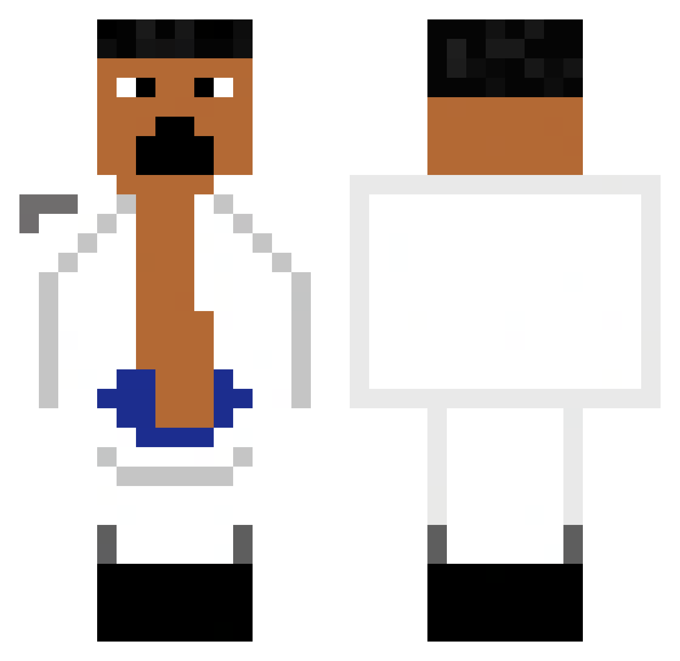 Lil_Goo Minecraft skin, front and back view