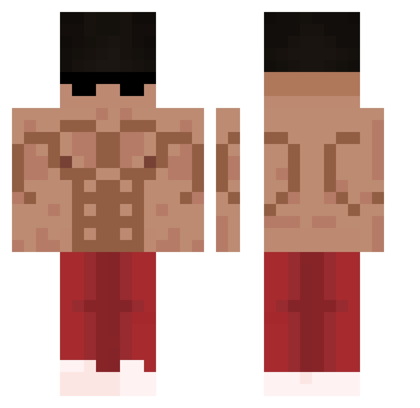 _reshyy Minecraft skin, front and back view