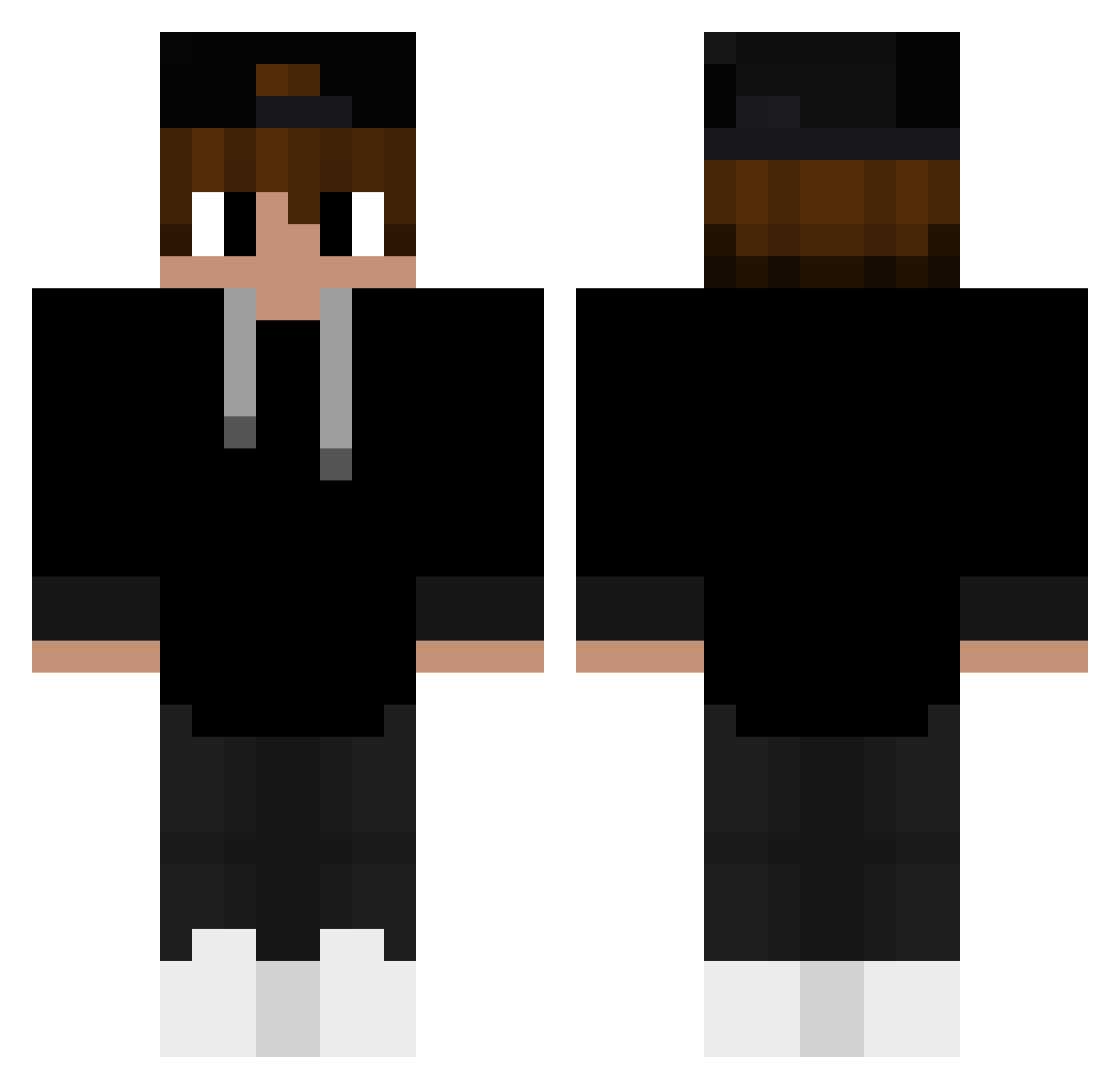 juanlucas123 Minecraft skin, front and back view