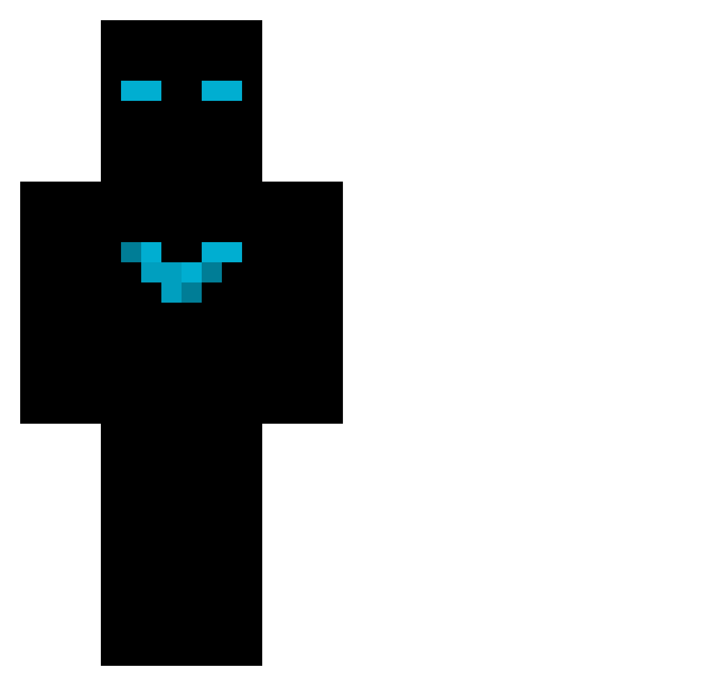 DolceEGabbana Minecraft skin, front and back view