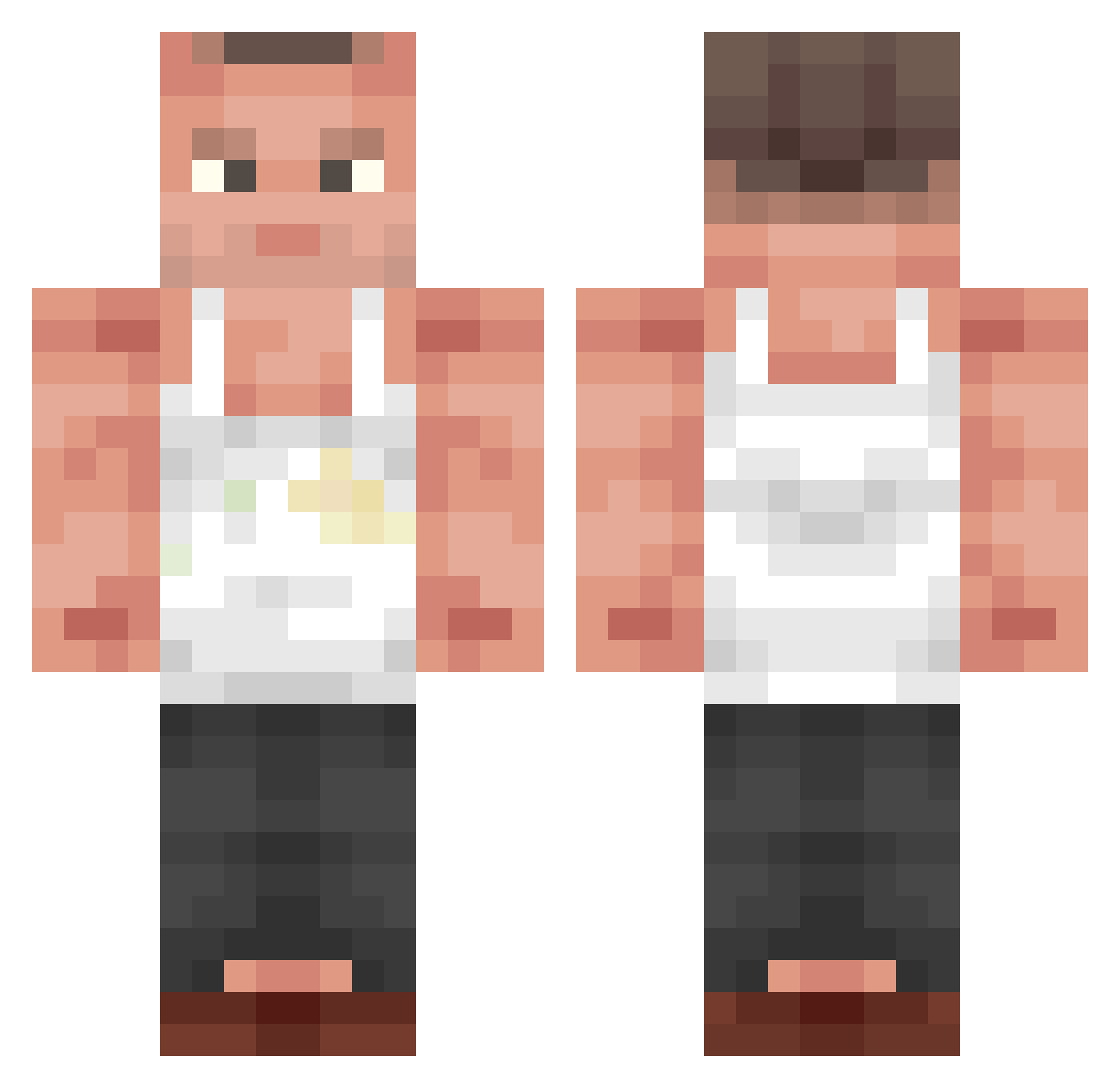Stuck_forsurebut Minecraft skin, front and back view