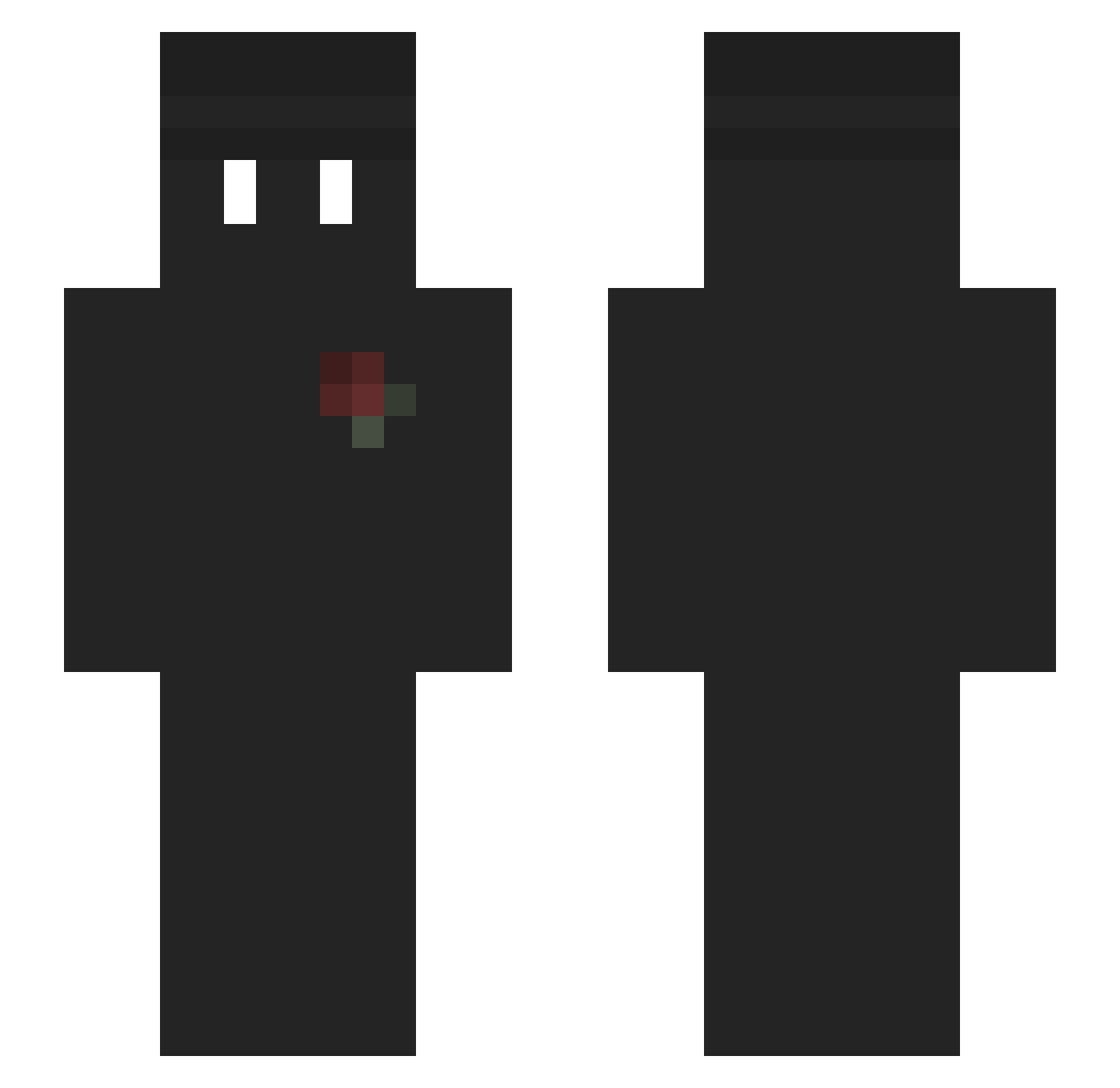 Ricev Minecraft skin, front and back view