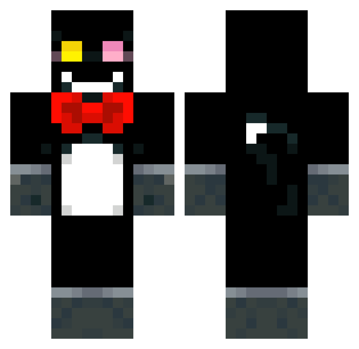 CTdrummerguy Minecraft skin, front and back view
