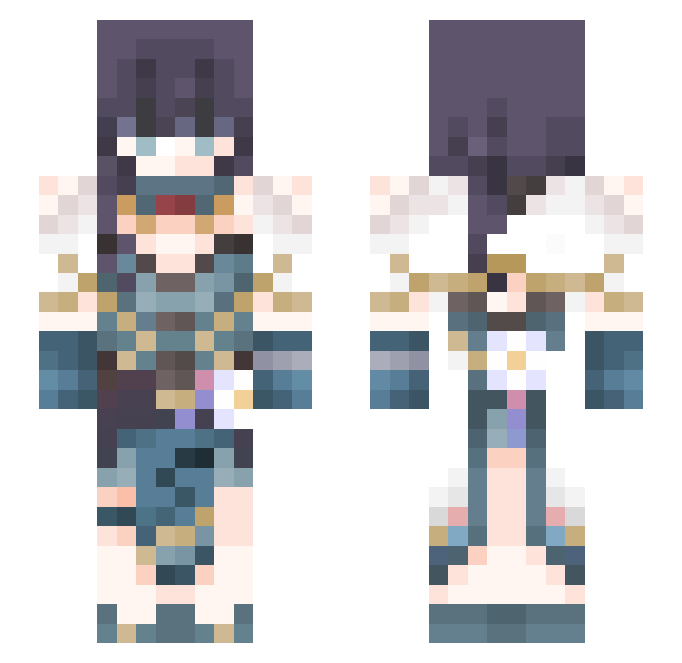 v4mpiireles Minecraft skin, front and back view