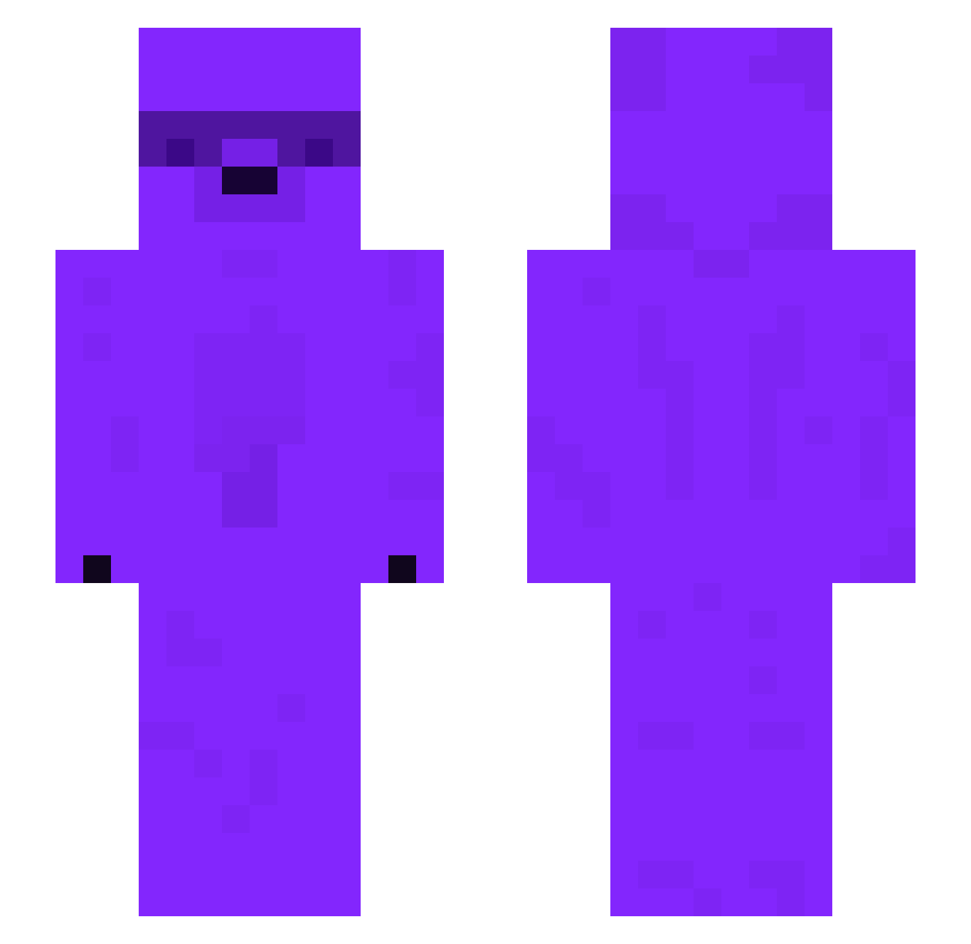 Drayke01 Minecraft skin, front and back view