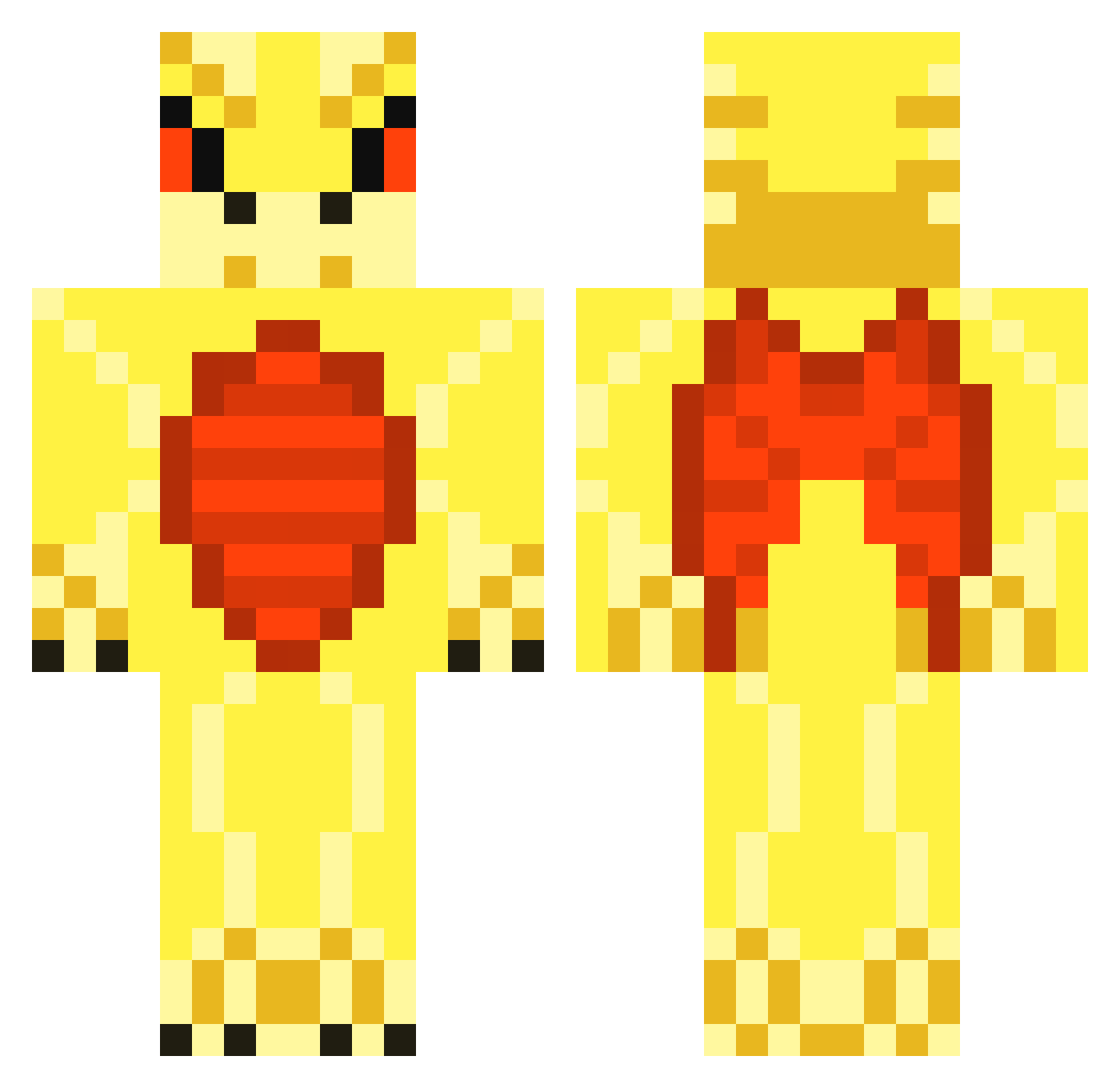 GUS_BOY44 Minecraft skin, front and back view