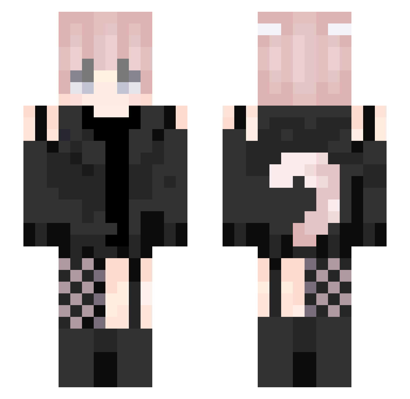 Dobrze Minecraft skin, front and back view