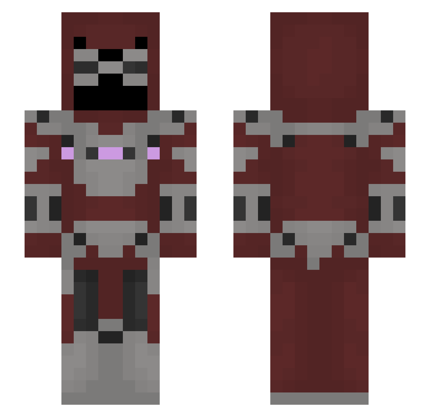 SpyJay_YT Minecraft skin, front and back view