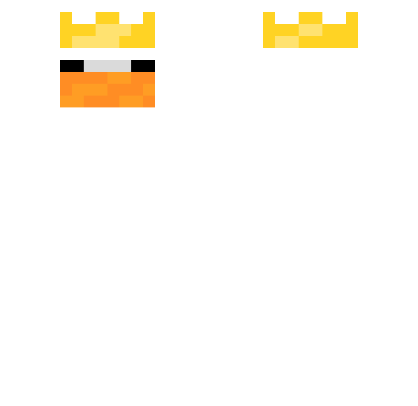 frghl Minecraft skin, front and back view