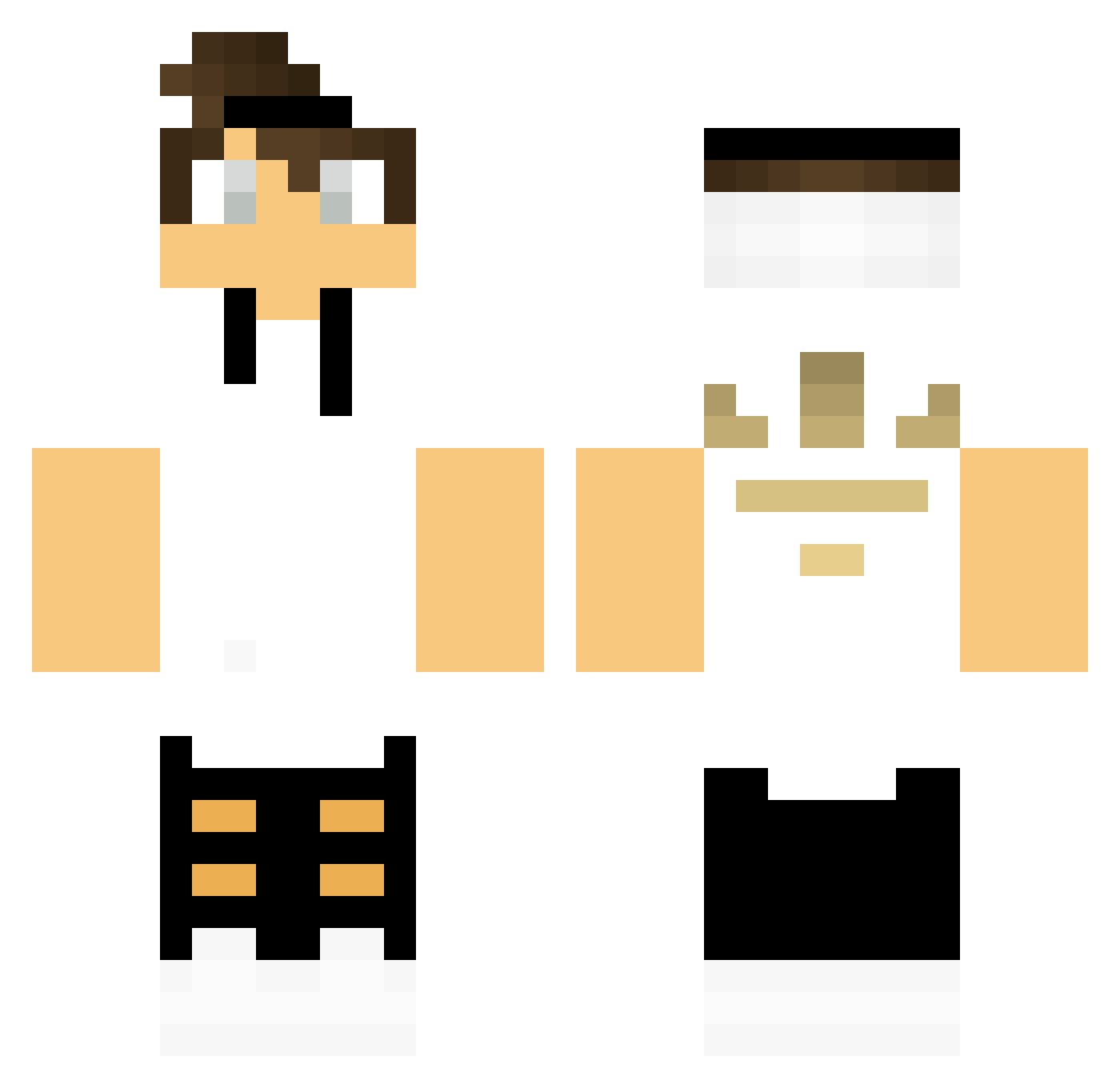 Tim_PuppyFan2 Minecraft skin, front and back view