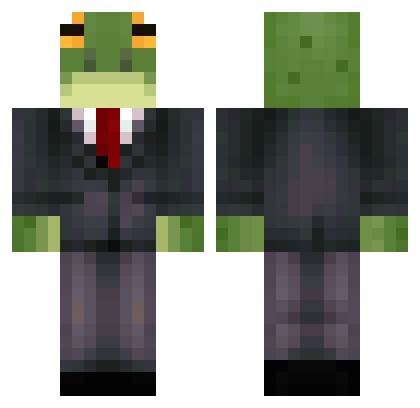 stick_y_ness Minecraft skin, front and back view