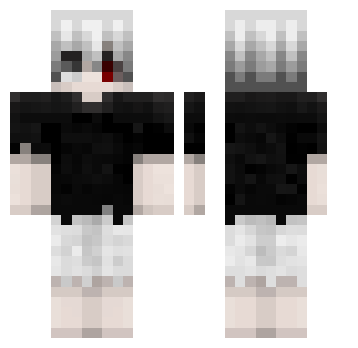 markocovek Minecraft skin, front and back view