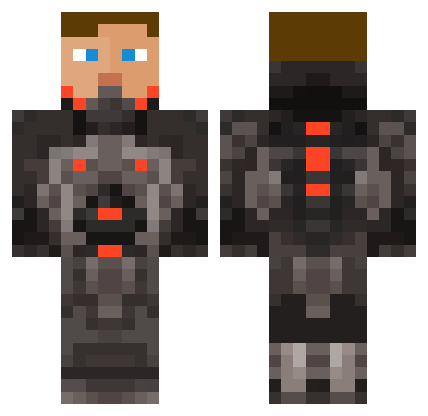 kostantin78 Minecraft skin, front and back view