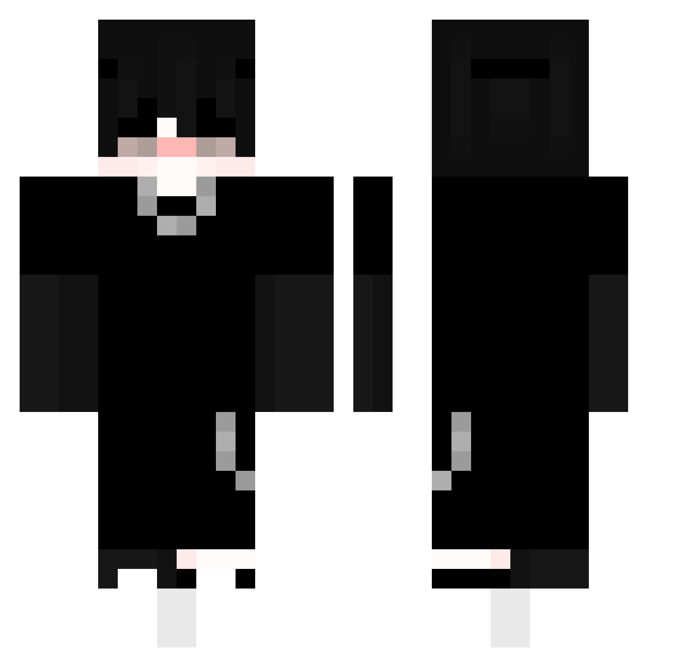 emin1735 Minecraft skin, front and back view