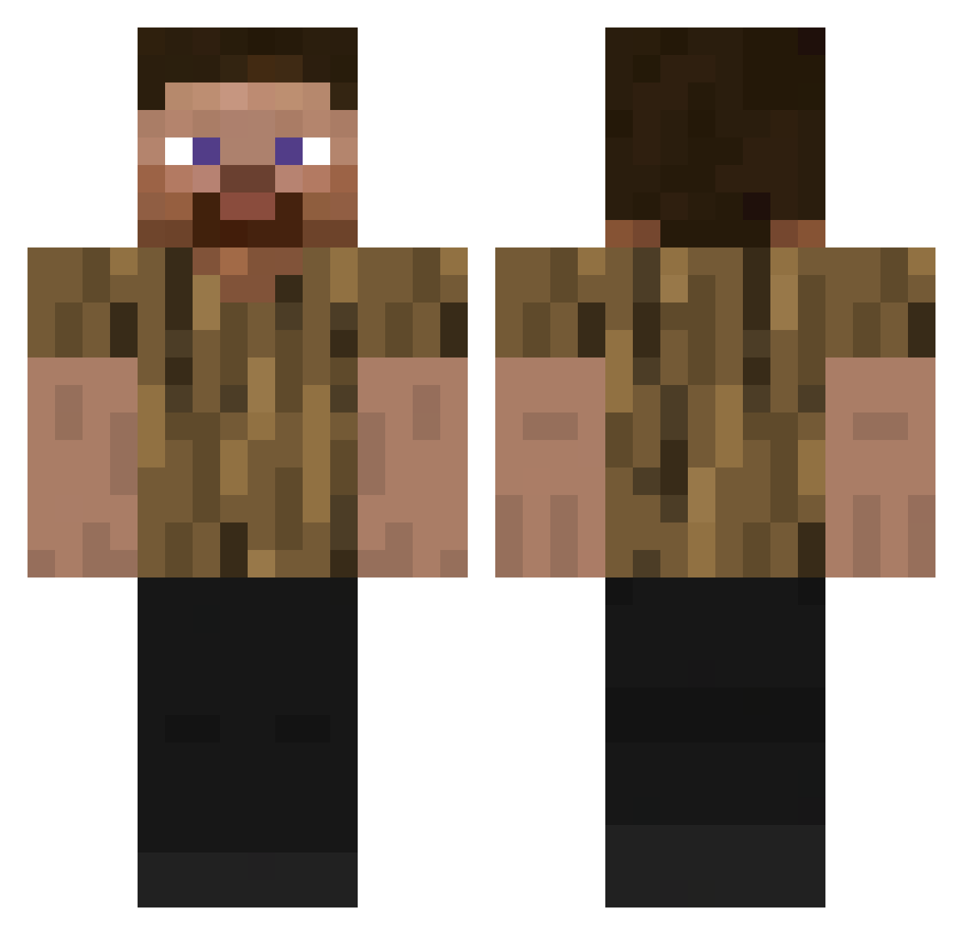 something_or_oth Minecraft skin, front and back view