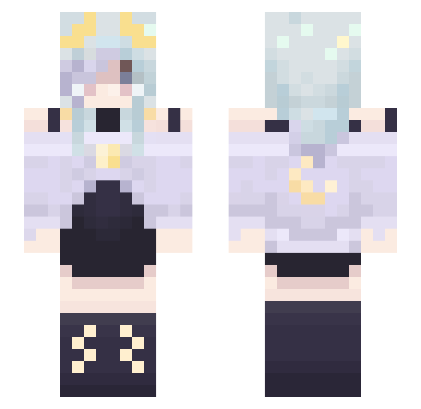 kalopsiaannn Minecraft skin, front and back view