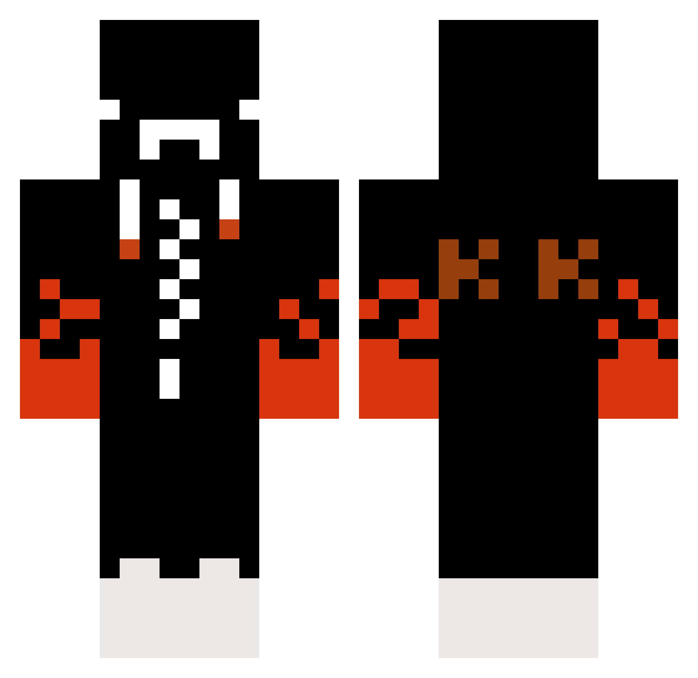 tobiaszdream Minecraft skin, front and back view