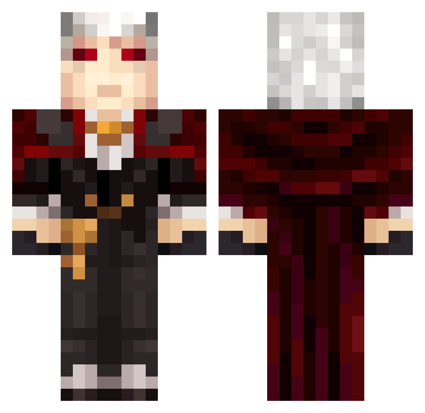 Tango Minecraft skin, front and back view