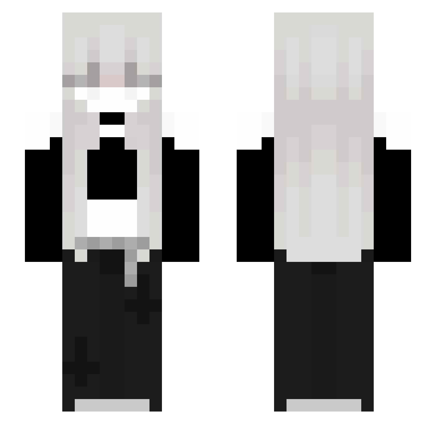 Real_Epicness Minecraft skin, front and back view