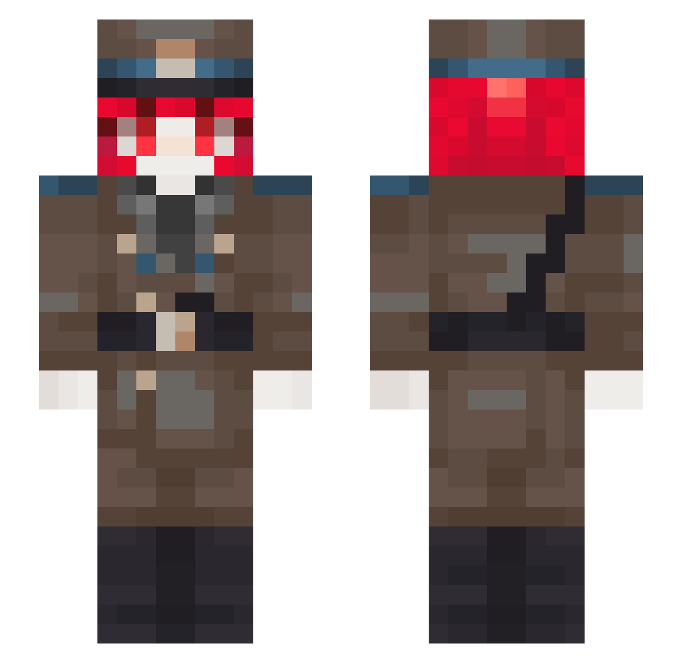 tu_mama_132 Minecraft skin, front and back view