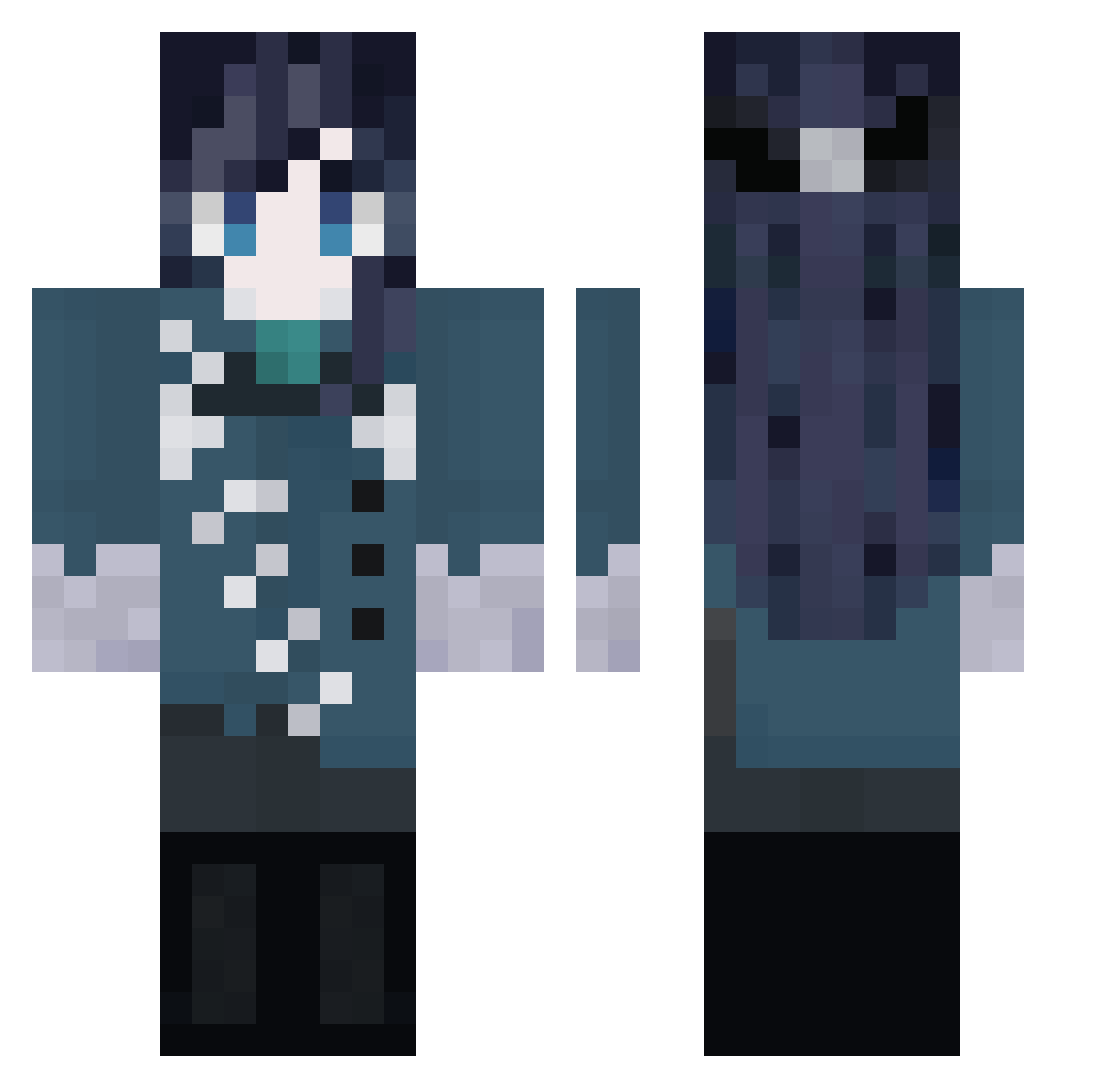 Espi0_ Minecraft skin, front and back view