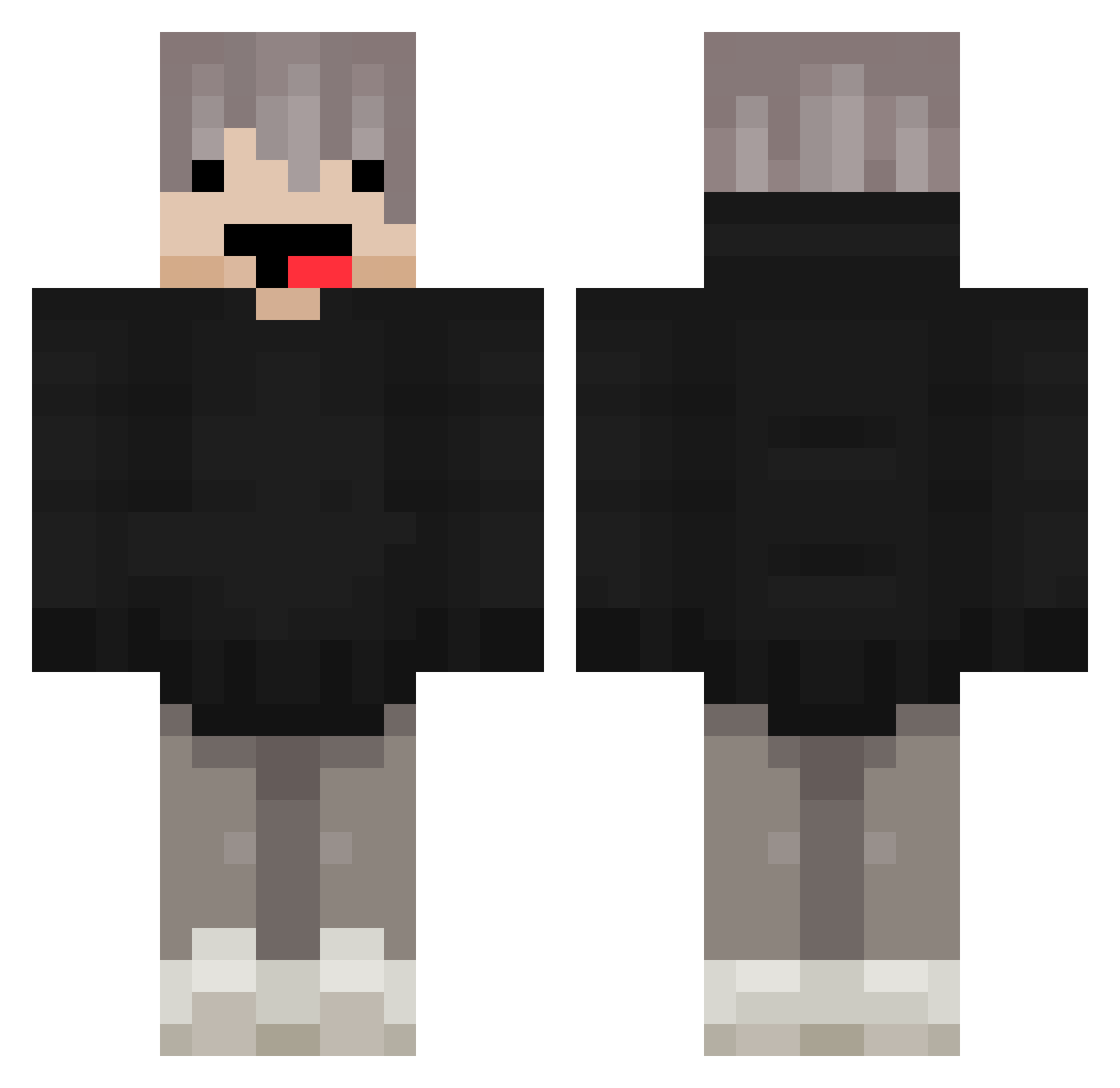 andreask1138 Minecraft skin, front and back view