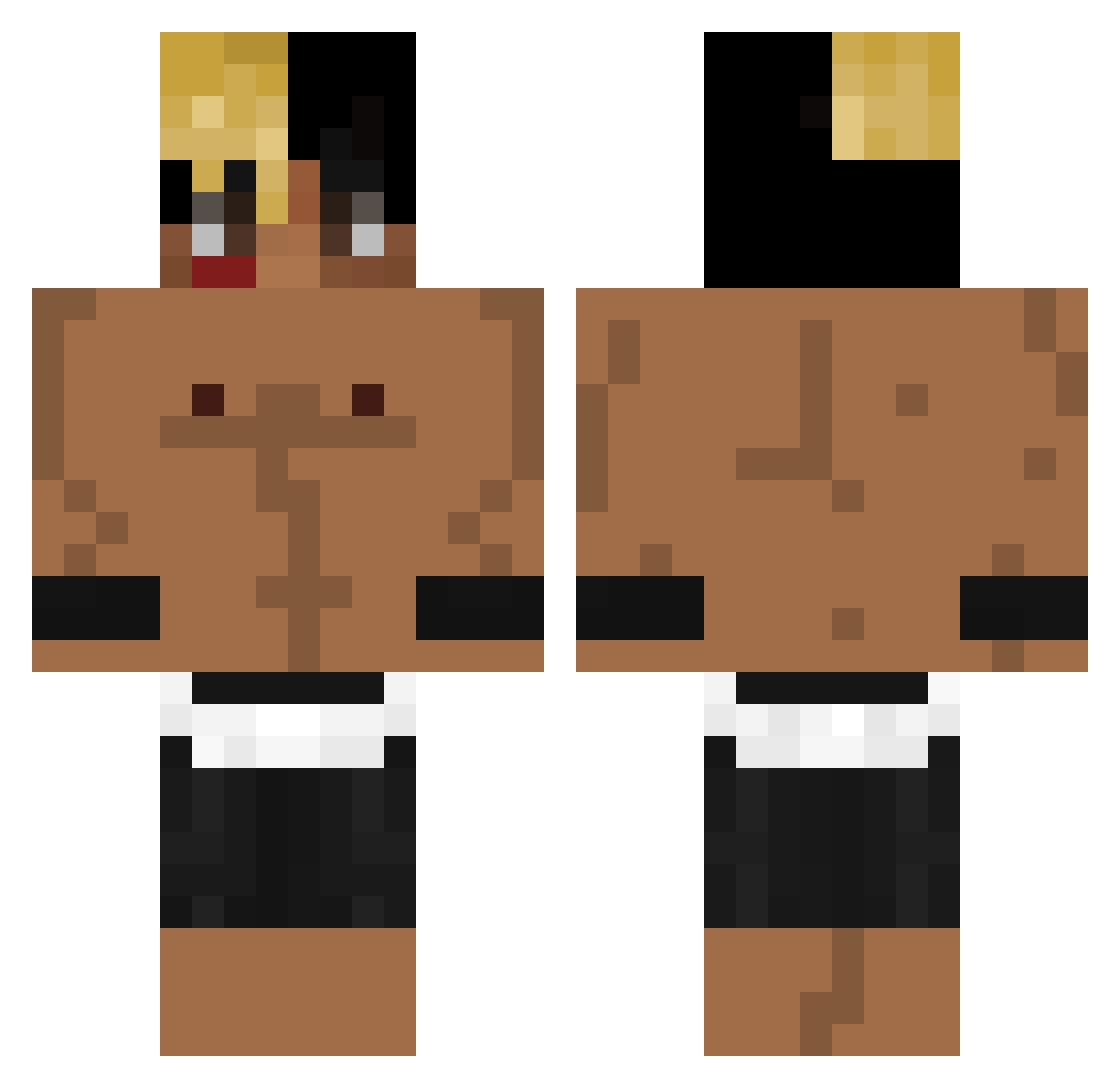 bylog51 Minecraft skin, front and back view