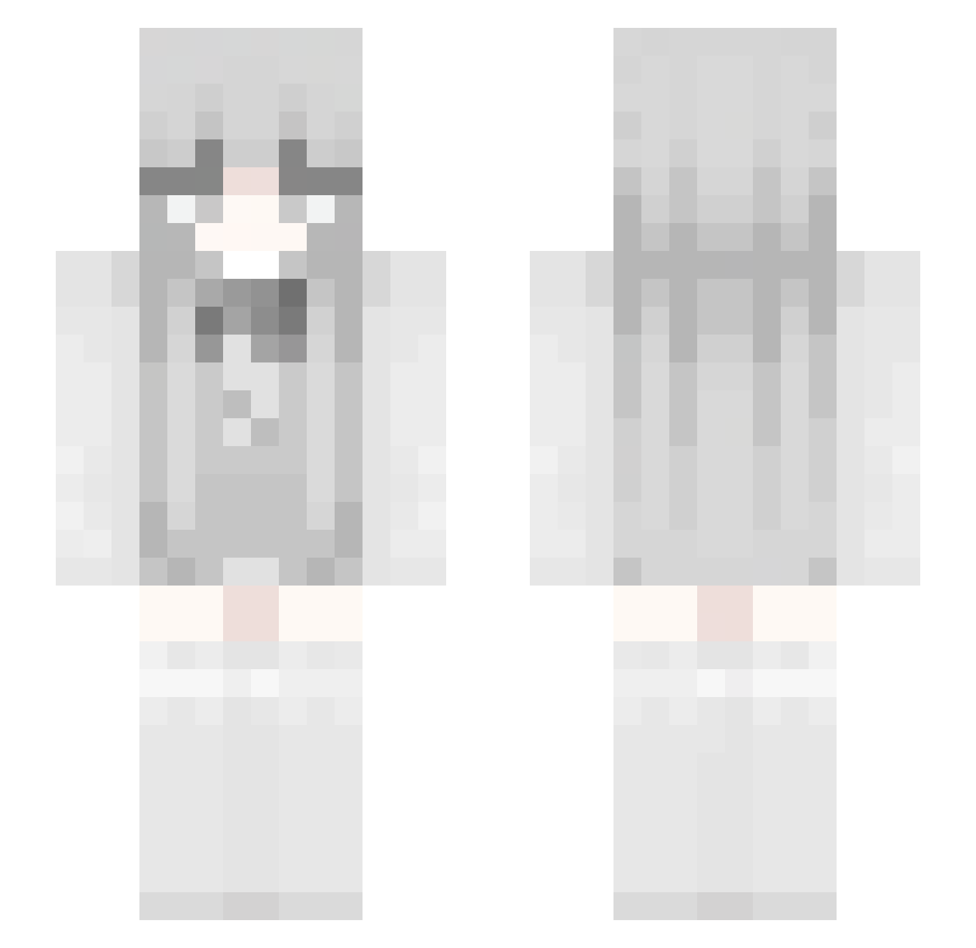 silver_trophy Minecraft skin, front and back view