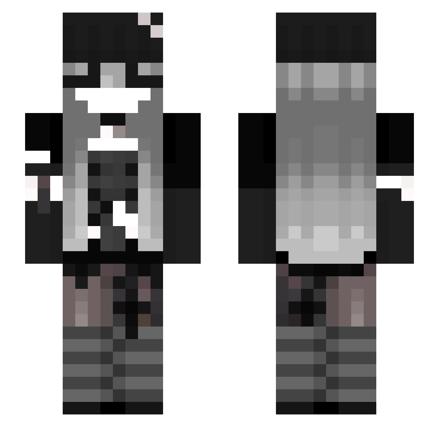 thorn_420 Minecraft skin, front and back view