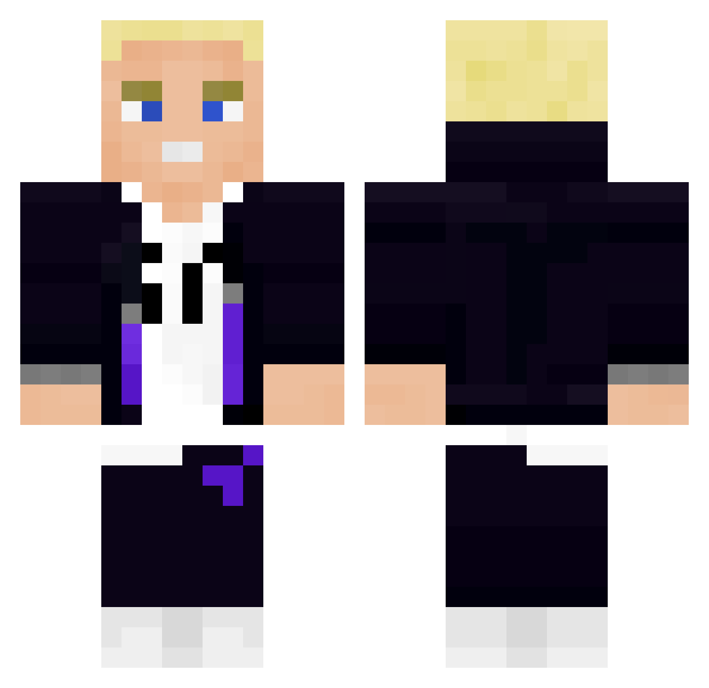 _vieira0735 Minecraft skin, front and back view