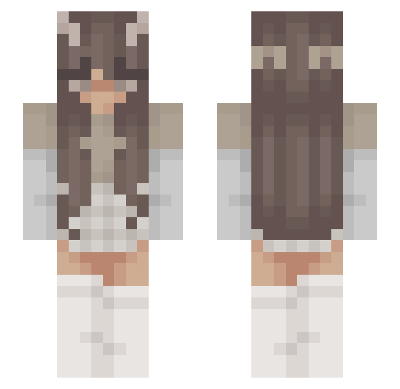 zgodom_ryba Minecraft skin, front and back view