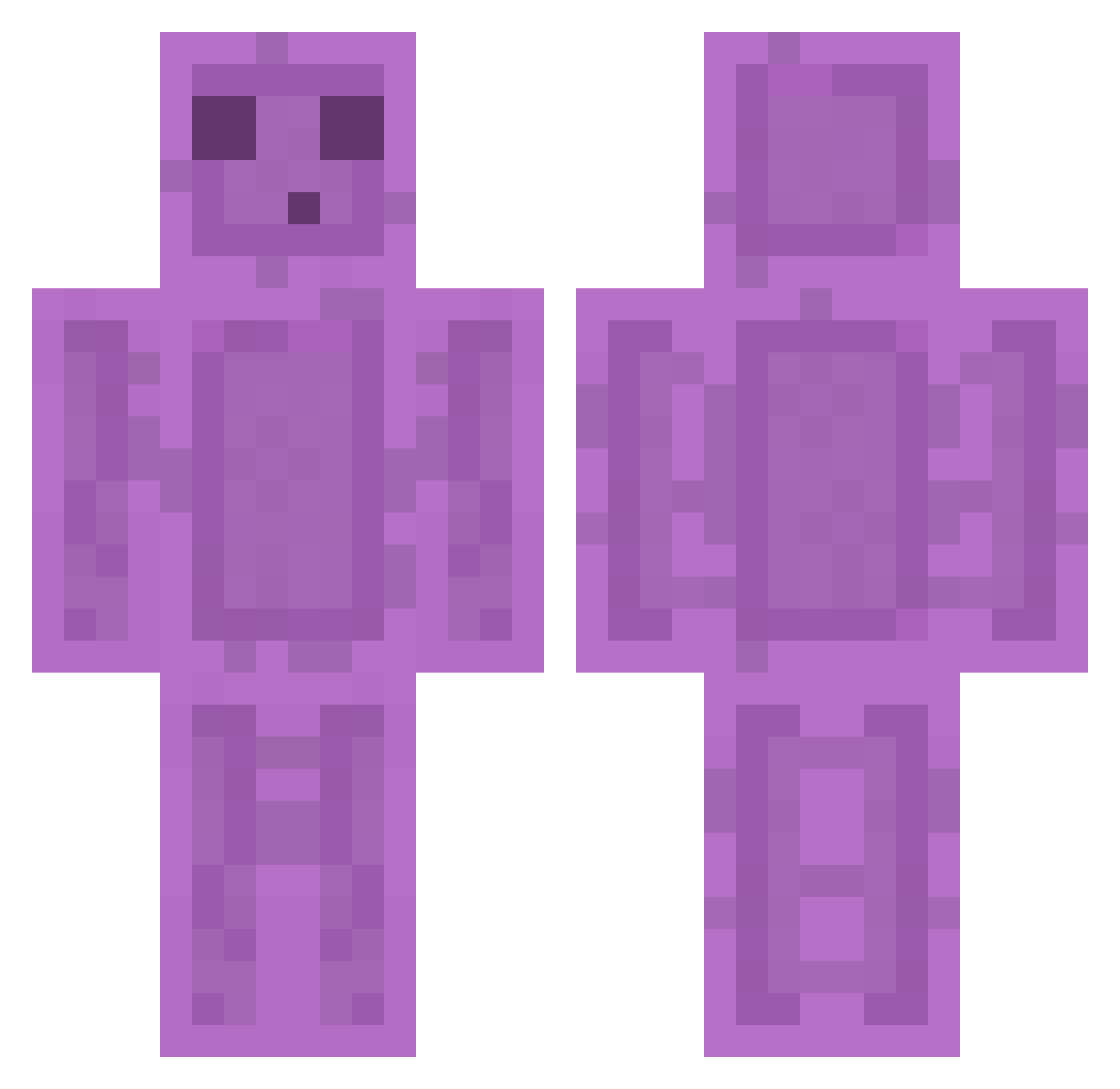 M_A_R_E_ Minecraft skin, front and back view