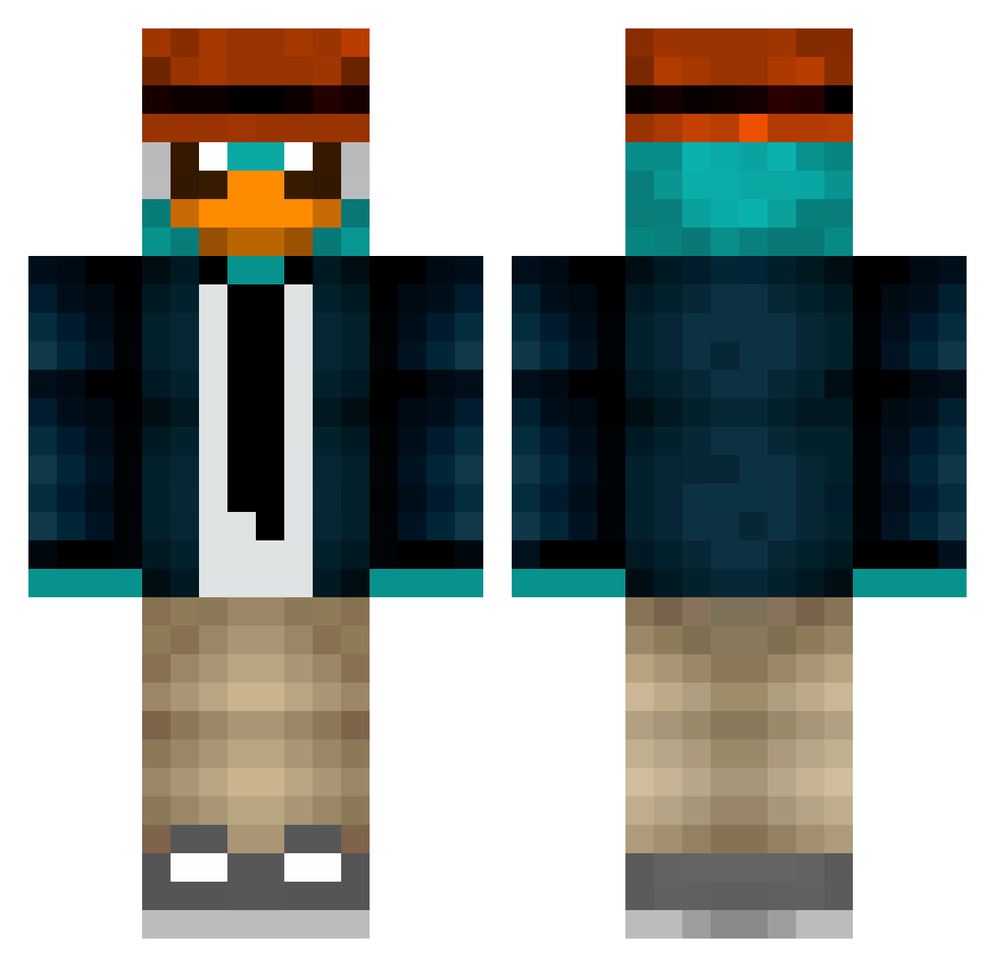 _ColdLife_ Minecraft skin, front and back view