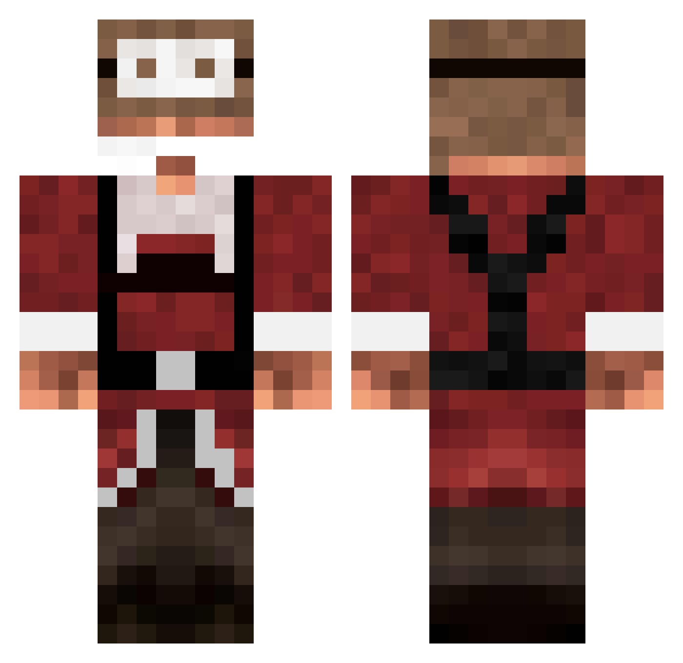 GameboyAdv1 Minecraft skin, front and back view