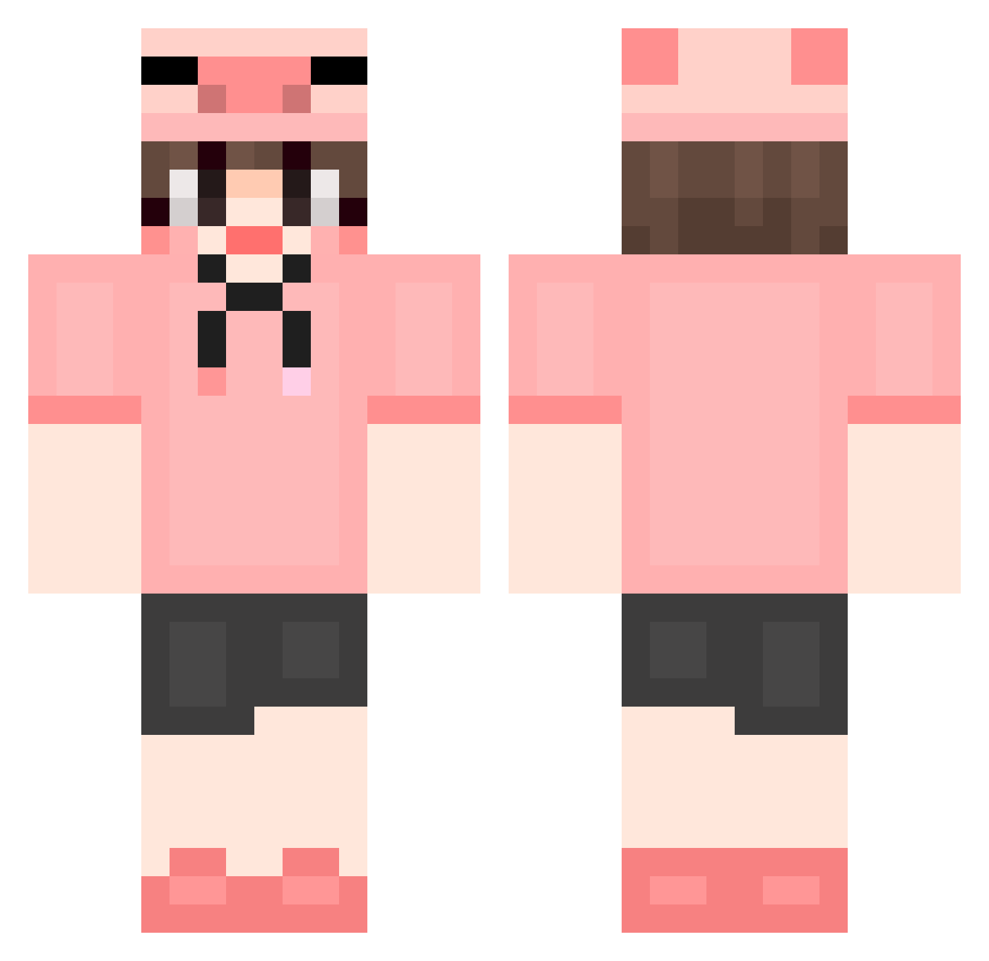simonce_118 Minecraft skin, front and back view